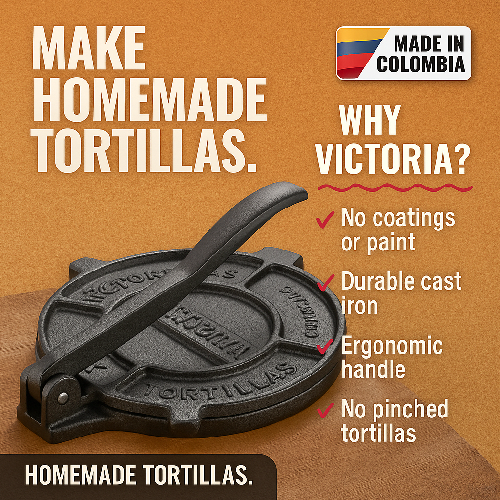 Victoria Cast Iron Tortilla Press