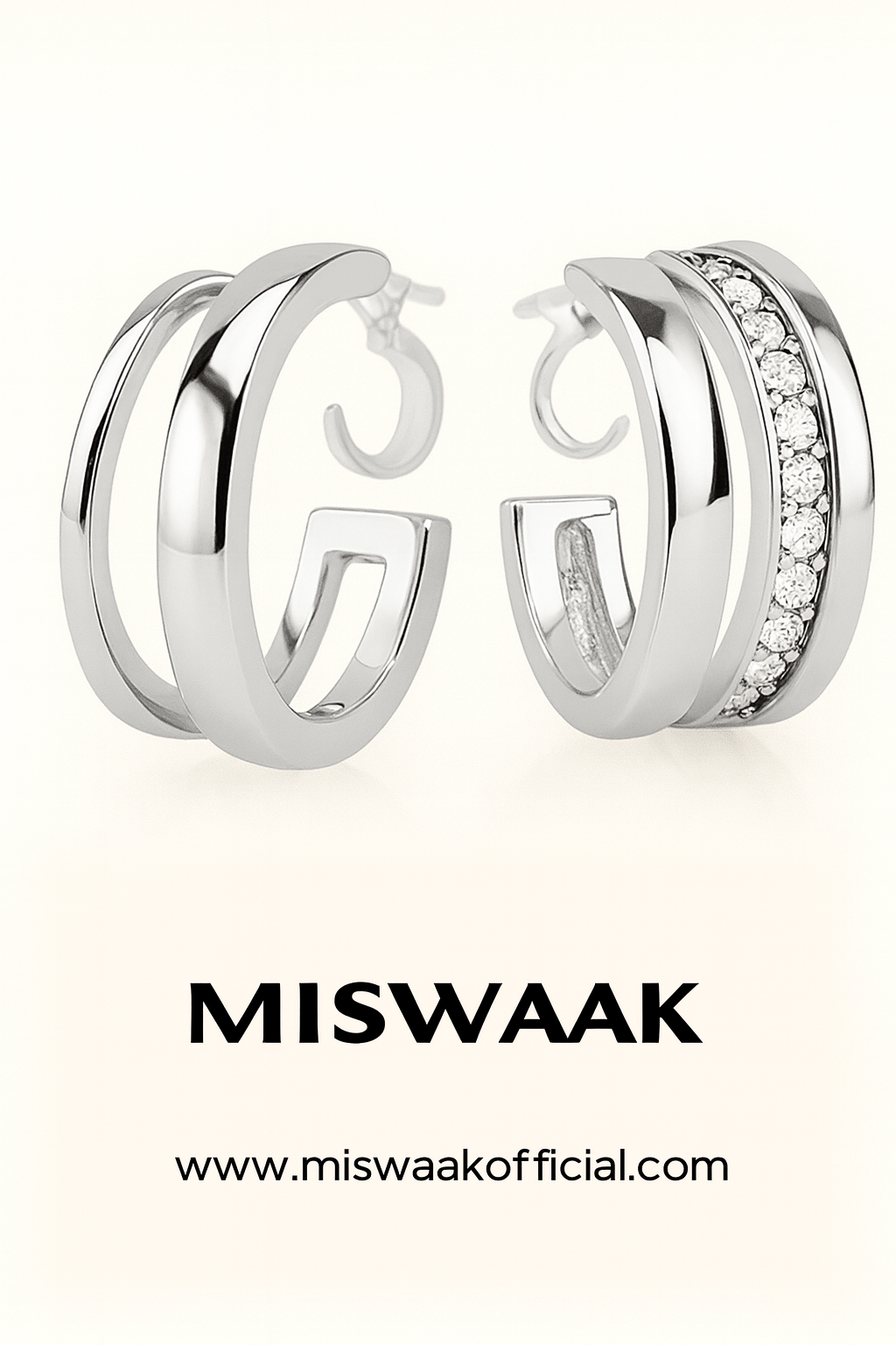 Hoop Metal Womens Earrings 14k Gold