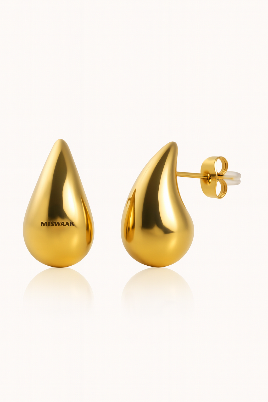 Minaette Women’s Teardrop Earrings Gold